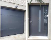 [Nos réalisations] Porte de garage et porte d'entrée assorties