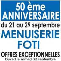 50ème anniversaire de la Menuiserie Foti
