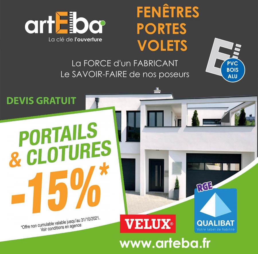 -15% sur les portails et clôtures -15% sur les portails et clôtures