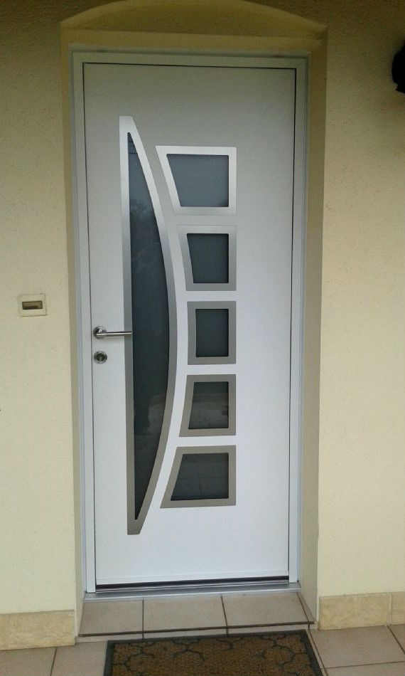 Porte PVC semi-vitre