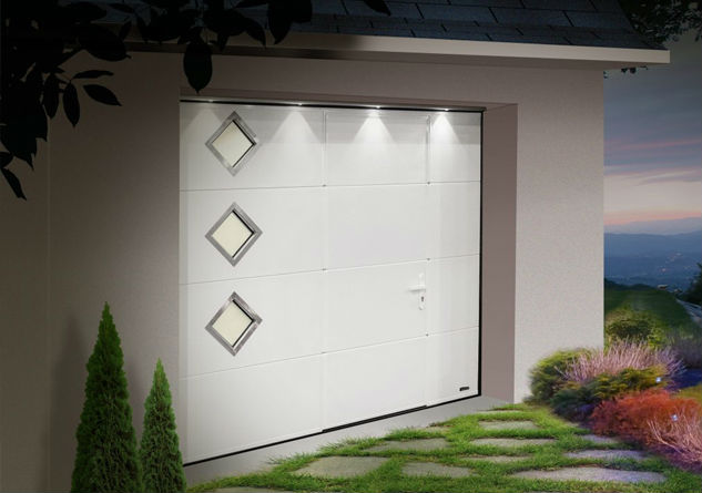 Porte sectionnelle led Aludoor