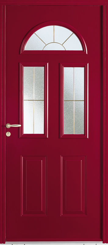 Zilten porte PVC Seattle rouge